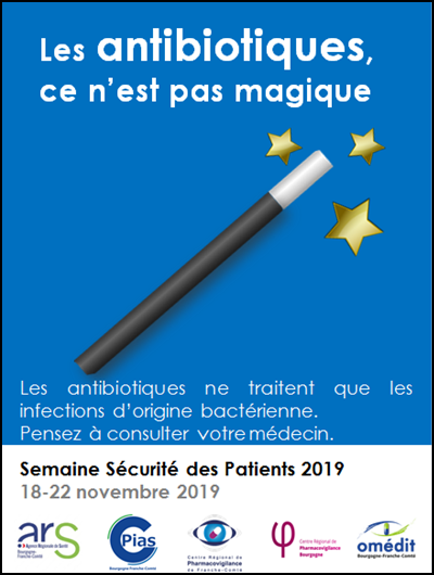 Affiche n°1 de la semaine de sécurité du patient 2019